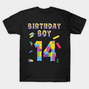 14th Happy Birthday Boy Gift T-Shirt
